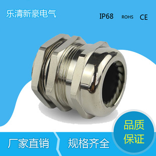 M20 M18 M60 M16 金属电缆防水接头锁紧葛兰头铜镀镍固定头M12