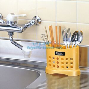 日本进口Inomata筷架 筷笼筷子筒厨房分隔餐具收纳架Feeling系列