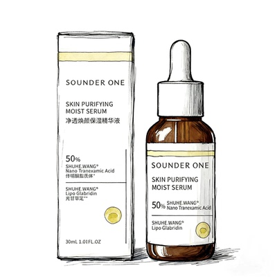 SOUNDER ONE传明酸净透焕颜保湿精华液5%高浓高吸收纳米微脂囊
