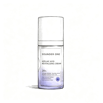 三蛋丸sounder one20%壬二酸密集焕颜乳霜乳控油祛痘面霜15g