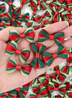 30pc Christmas Satin Ribbon Bows Handmade DIY Gift Wrapping