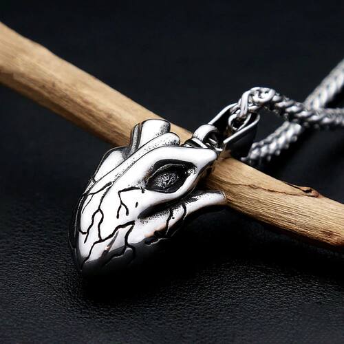 Vintage Viking Anatomical Heart Pendant Necklaces For Man Wo