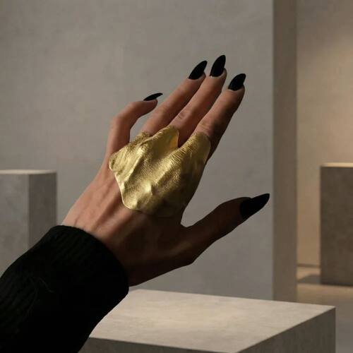French Style Exquisite Irregular Ring Funny Light Luxury Wri