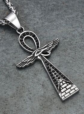 New Fashion Ancient Egyptian Ankh Cross Pendant With Eye of