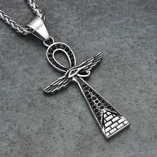 New Fashion Ancient Egyptian Ankh Cross Pendant With Eye of