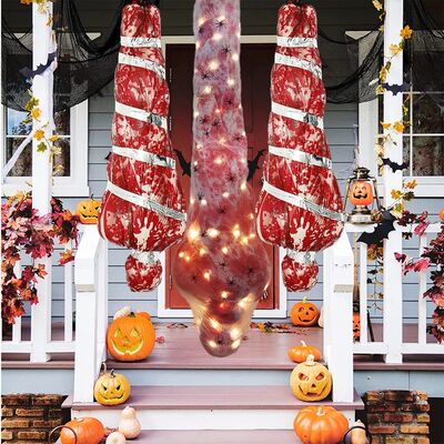 Halloween Corpse Props Bloody Horror Decoration Hanged Ghost