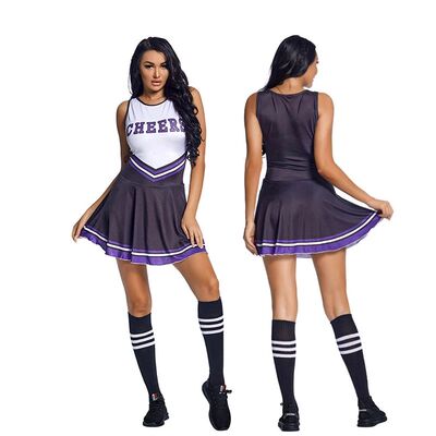 Halloween NEW Cheerleader High School Costume Competition Da