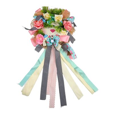 Cheerful Bunny Decor Easer Bunny Wreah Easer Celebraions 30x