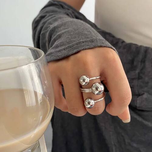 Exaggeration Punk Metal Personality Irregular Three-layer De