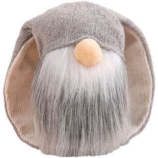 Soft Plush Easter Bunny Toy with Long Ears for Party and Hom