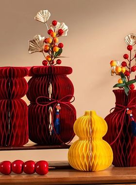 Horse Year Ornament Spring Festival Vase Decoration 2026 Hom