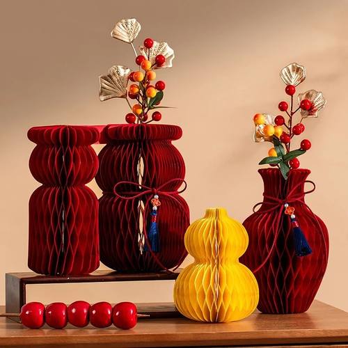 Horse Year Ornament Spring Festival Vase Decoration 2026 Hom