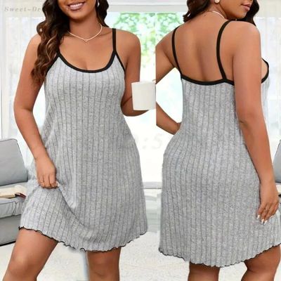 Large Size 5XL Sexy Suspender Nightgown Women Lingerie Home