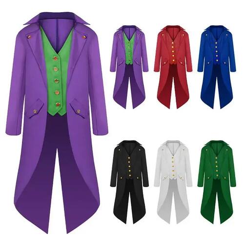 Medieval Victorian Costume Tuxedo ma Tailcoat Gothic Steampu