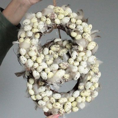 20/50pcs Easter Foam Eggs Multi Size Eggs For Happy Easter P