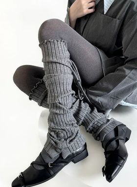 2025 New Women Leg Warmers Autumn Winter Knitted Foot  Lolit