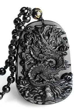 Unique Fashion Women Rope Stone Auspicious Beaded Chain Carv
