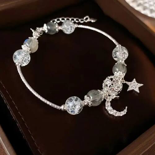 Light Luxury Star Moon Charm Bracelet For Women Girls Fashio