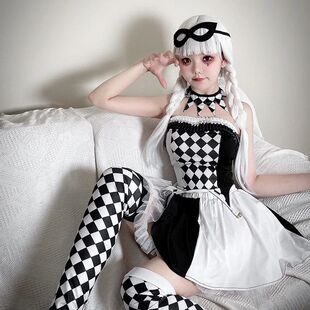 Adult Women Naughty Sinister Circus Costume Halloween Fantas