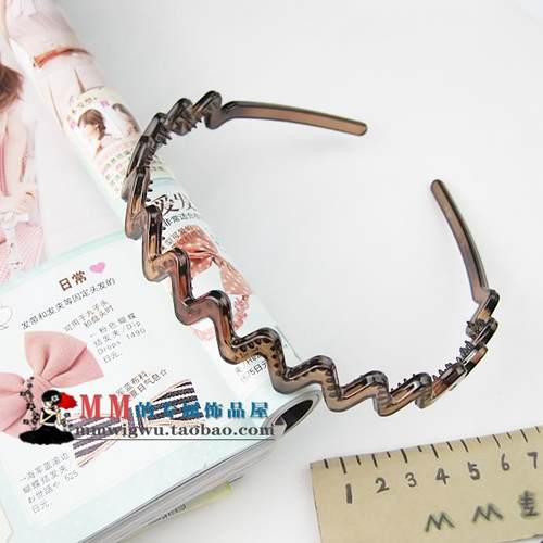 as发夹正版大波浪密齿包邮饰品