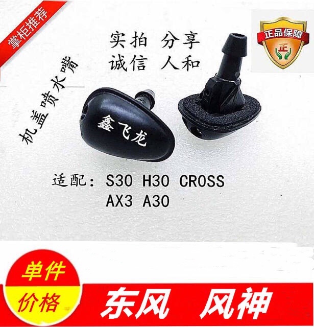 东风风神H30 S30 A30 AX3 CR0SS机盖喷水嘴，前挡喷头