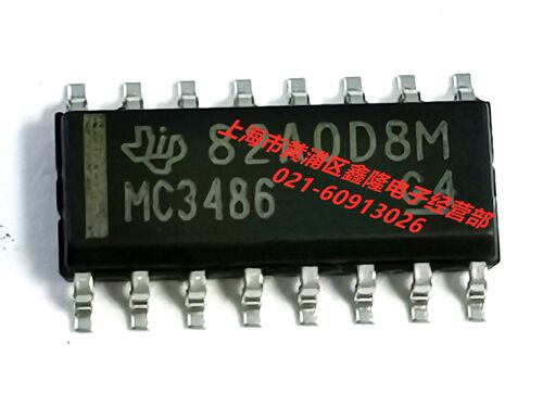 芯片  MC3486DR   SOP-16封装  TI 全新原装  上海现货  可直拍