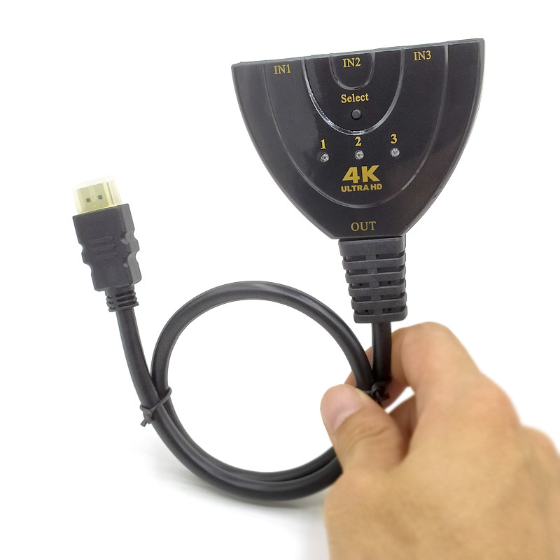 高清切换器3切1三进一出3进1出