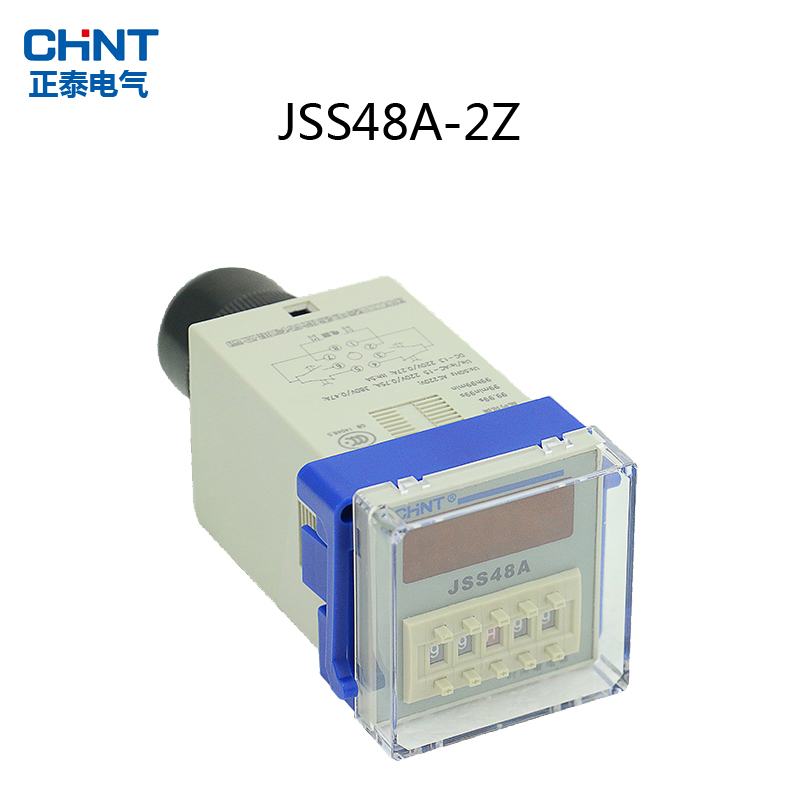 正泰时间继电器JSS48A-2Z 24V 48V AC220/380V 数显通电两组延时