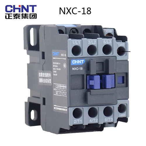 正泰昆仑交流接触器NXC-18 代替CJX2-1810 220V380V24V1开1闭18A