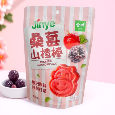 金晔桑葚山楂棒无添加果干果糕