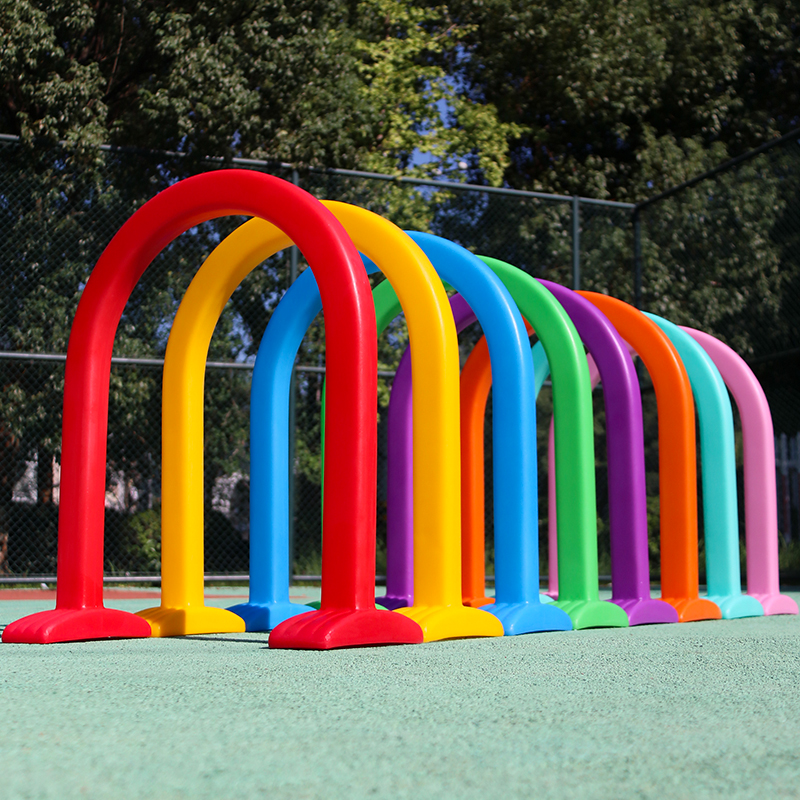 幼儿园塑料玩具体育运动拱门隧道