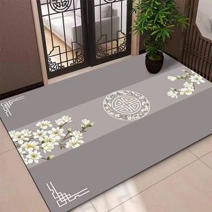 硅藻泥入户门地垫免洗玄关脚垫浴室卫生间吸水防滑可裁剪门口地垫
