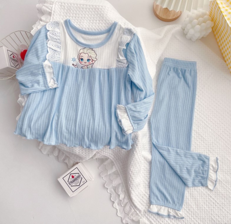 柔软弹力花边中大童公主