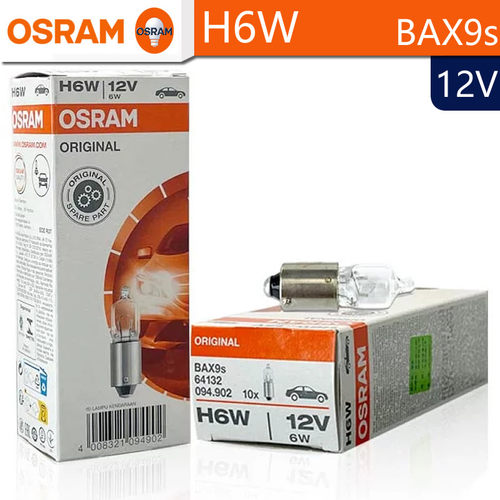欧司朗H6W卤素信号灯64132BAX9s