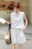 新品现货钩花镂空衬衫+短裤两件套2C139-8528-P135-K198，女装套装/套裙，2C139
