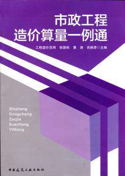 市政工程识图与预算一例通 可供市政工程工程量清单编制 投标报价编制的造价工程师 项目经理及造价相关行业人员参考使用 建工社