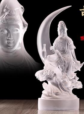 古法琉璃中式客厅玄关佛像摆件