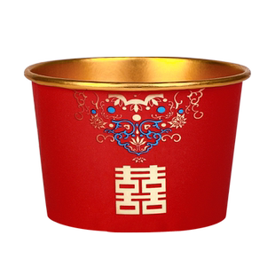 一次性碗结婚碗筷套装纸碗加厚喜碗婚宴婚礼餐具纸杯婚庆用品大全