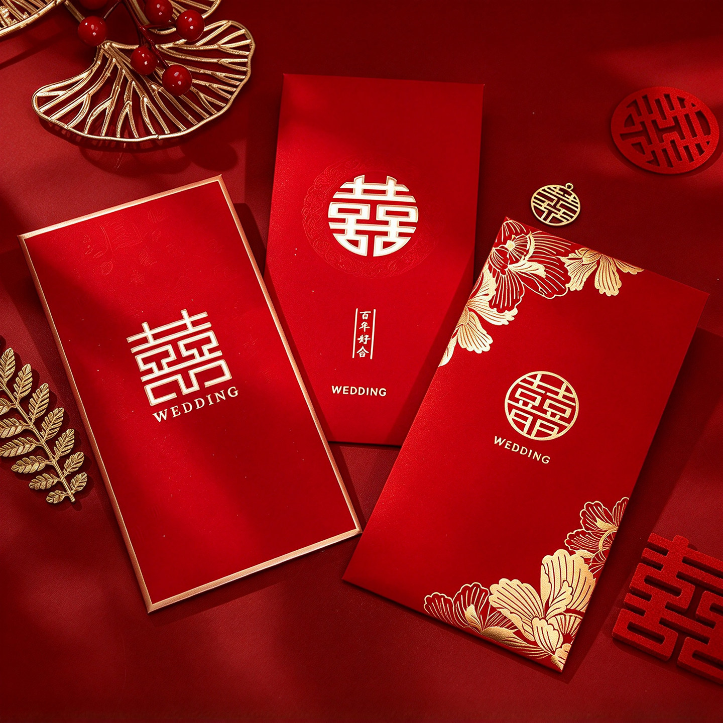 千元红包结婚专用喜字随份子婚礼创意大红包袋改口费回礼新婚喜包