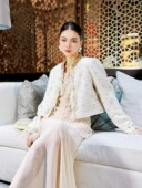 白领贵妇1207 价格咨询.欧洲站原创设计走秀重工高定气质套装