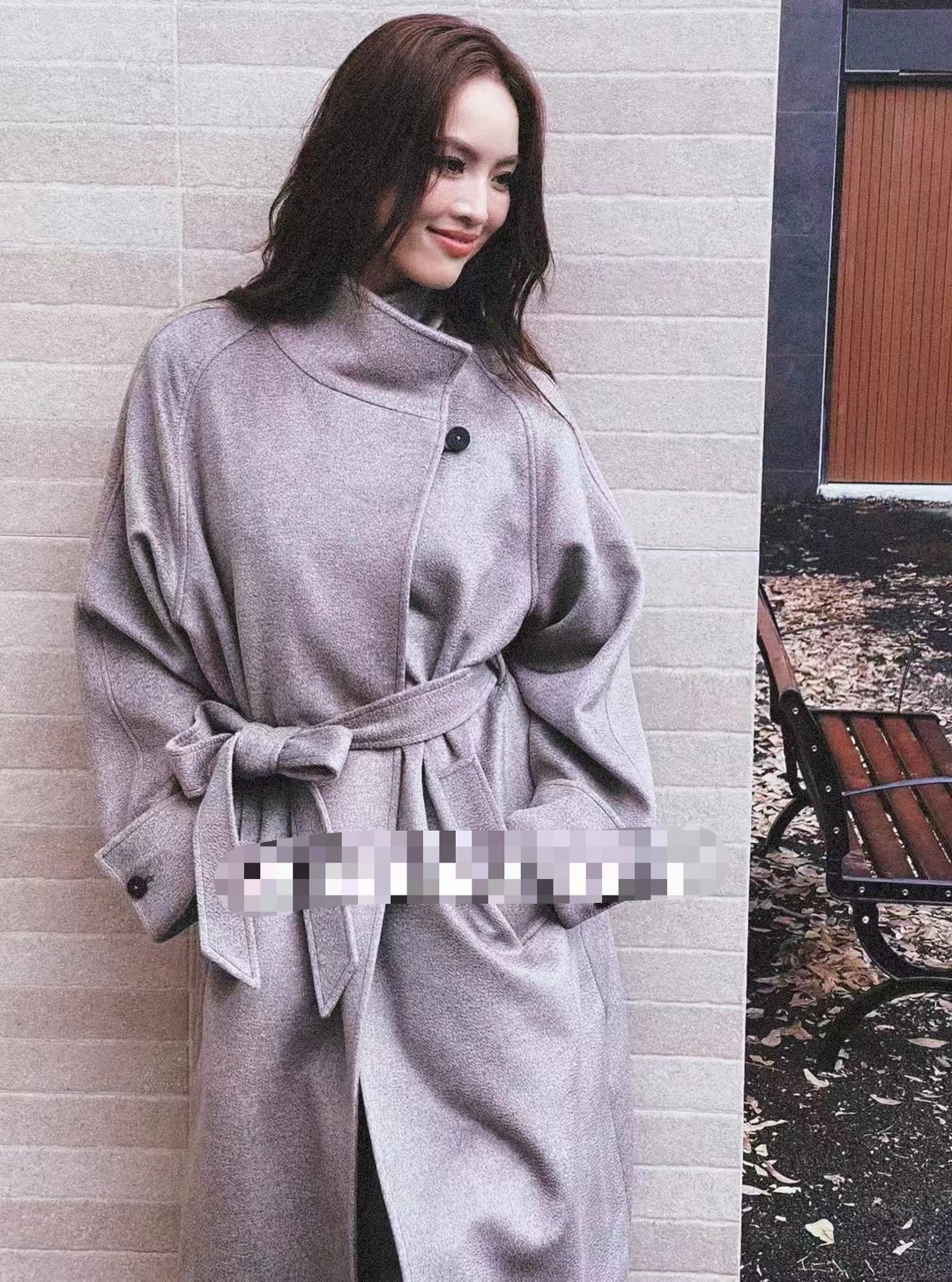 价格咨询.欧洲站原创设计师走秀款重工高定气质女羊毛外套1018