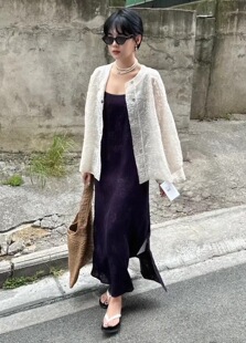 价格咨询.欧洲站原创设计师走秀款 727 重工高定气质女装