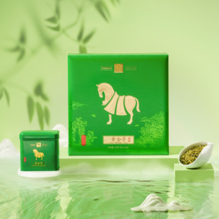 八马茶业 茗作1000·黄金芽 新茶 浙江特级绿茶 高端礼盒装160g