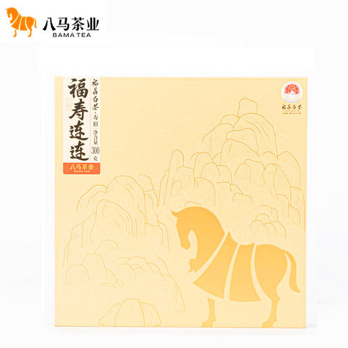 八马福寿连连福鼎白茶寿眉300g