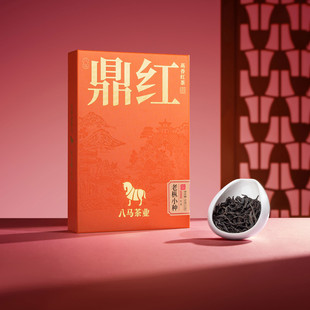 八马茶业 鼎红10000系列 老枞小种 高端红茶工夫红茶 茶叶礼盒50g
