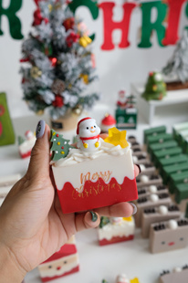 圣诞节礼物手工皂创意手工皂沐浴皂芳懿手工皂圣诞节礼物伴手礼