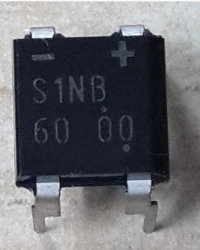【华盛辉】全新S1NB60 SINB60 直插贴片 通用整流桥600V1A 整流器