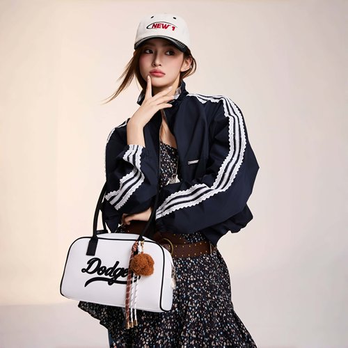 OTEBANBASS 25SS蕾丝花边撞色运动外套女设计感时尚减龄甜美上衣