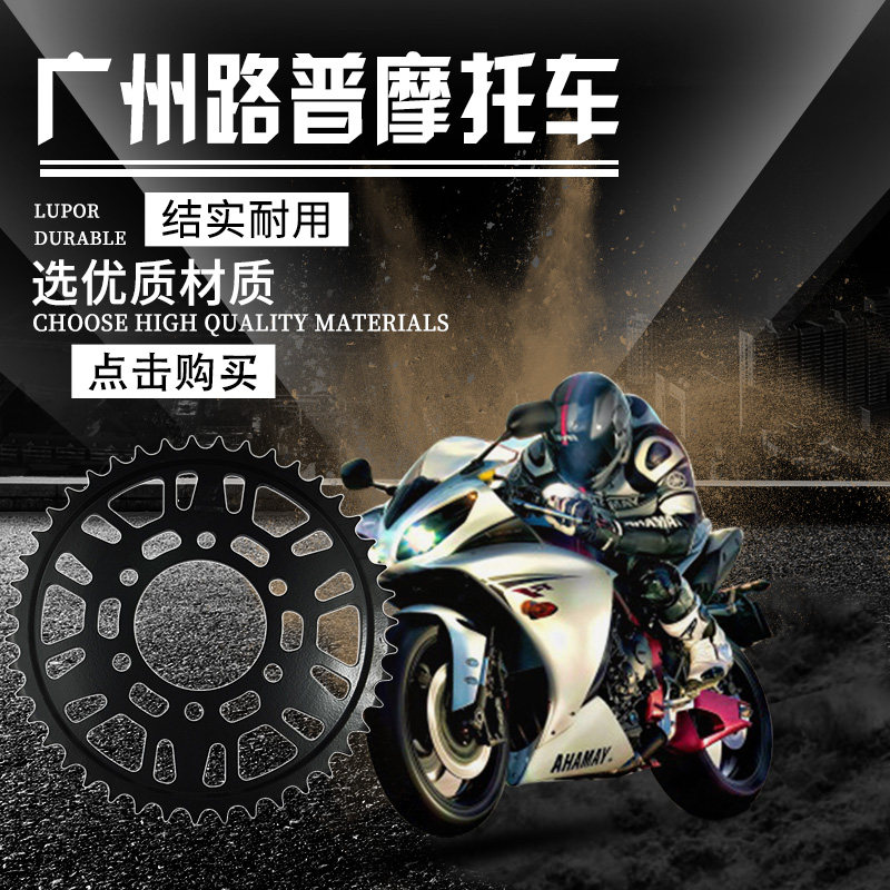 摩托链轮GSF1200匪王Bandit1200  GSX1200 Inazuma后链轮大牙盘齿