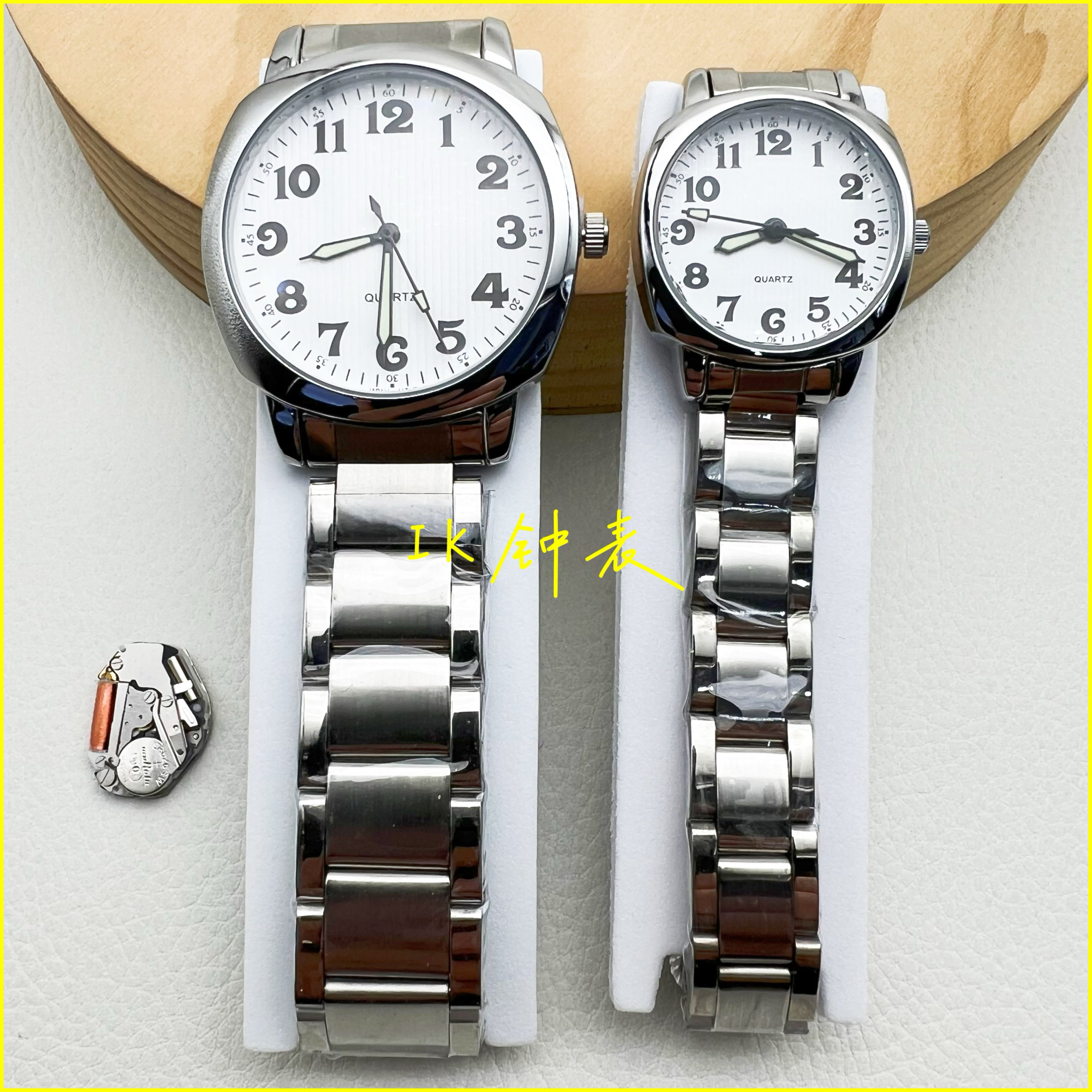 B8008手表 日本2035金属机芯 防水表 大数字表 钢带夜光针 老人表,手表,配件,淘宝优惠券,粉丝福利购,淘宝优惠卷